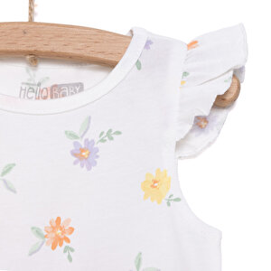 Basic Kız Çiçek Desenli Elbise Kız Bebek Basic Kız Çiçek Desenli Elbise Kız Bebek