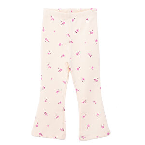 HelloBaby Basic Kız Çiçek De, Ekru, 6 Ay