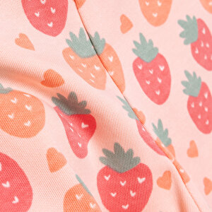 Basic Kız Çilek Desenli 2li Patiksiz Alt Kız Bebek