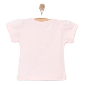 Basic Kız Flamingo Baskılı T-Shirt Kız Bebek Basic Kız Flamingo Baskılı T-Shirt Kız Bebek