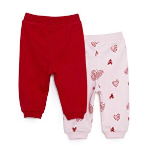 Basic Kız Kalp Desenli 2li Patiksiz Alt Kız Bebek Basic Kız Kalp Desenli 2li Patiksiz Alt Kız Bebek