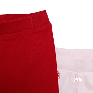 Basic Kız Kalp Desenli 2li Patiksiz Alt Kız Bebek Basic Kız Kalp Desenli 2li Patiksiz Alt Kız Bebek