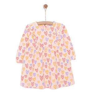 HelloBaby Basic Kız Kalp De, Somon, 6 Ay