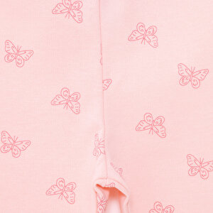 Basic Kız Kalp Desenli İspanyol Paça Tayt Kız Bebek Basic Kız Kalp Desenli İspanyol Paça Tayt Kız Bebek