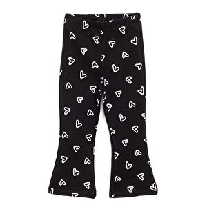 HelloBaby Basic Kız Kalp De, Siyah, 6 Ay