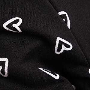 Basic Kız Kalp Desenli İspanyol Paça Tayt Kız Bebek Basic Kız Kalp Desenli İspanyol Paça Tayt Kız Bebek