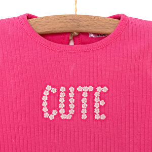 Kız Bebek Bluz Tayt Set Kaşkorse Düğmeli Bisiklet Yaka Uzun Kol Kız Bebek Bluz Tayt Set Kaşkorse Düğmeli Bisiklet Yaka Uzun Kol