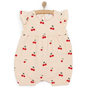 HelloBaby, Basic, Kısa Tulum, Bej, 6 Ay