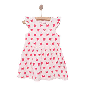 HelloBaby Basic Elbise, Ekru, 1 Yaş