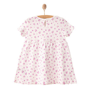 Basic Kız Leopar Desenli Elbise Kız Bebek