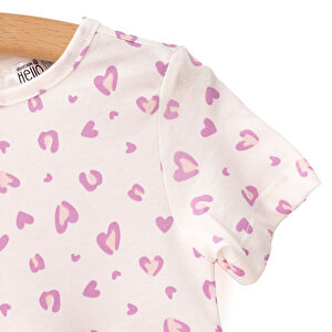 Basic Kız Leopar Desenli Elbise Kız Bebek