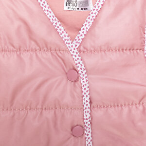 Basic Kız Mevsimlik Şişme Yelek Kız Bebek Basic Kız Mevsimlik Şişme Yelek Kız Bebek