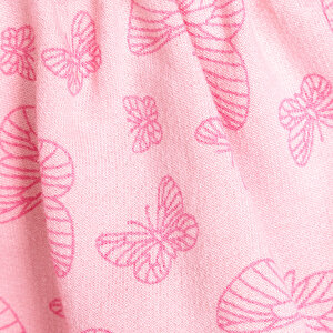 Basic Kız Örme Önü Fırfırlı Elbise Kız Bebek