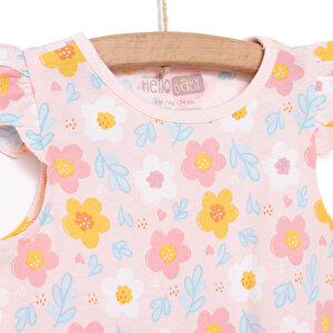 Basic Kız Papatya Desenli Elbise Kız Bebek Basic Kız Papatya Desenli Elbise Kız Bebek