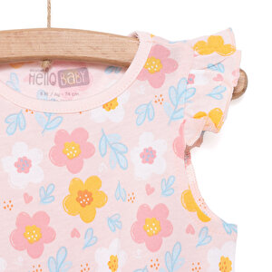 Basic Kız Papatya Desenli Elbise Kız Bebek Basic Kız Papatya Desenli Elbise Kız Bebek