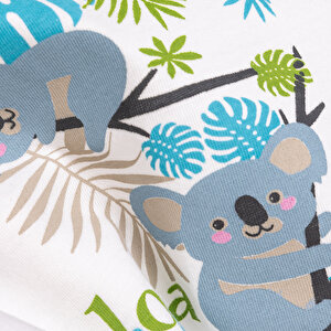 Basic Koala Baskılı Tshirt Kız Bebek Basic Koala Baskılı Tshirt Kız Bebek