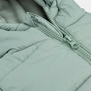 Basic Kulaklı Kapüşonlu Mont Kız Bebek Basic Kulaklı Kapüşonlu Mont Kız Bebek