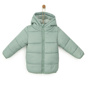 Basic Kulaklı Kapüşonlu Mont Kız Bebek Basic Kulaklı Kapüşonlu Mont Kız Bebek