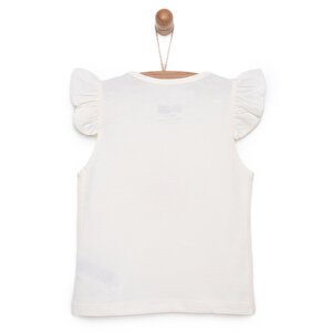 Basic Kuş Baskılı Atlet Tshirt Kız Bebek