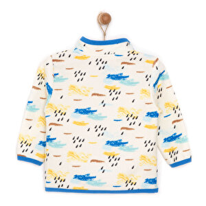 Erkek Bebek Polar Hırka Metraj Baskılı Fermuarlı Hakim Yaka Uzun Kol Erkek Bebek Polar Hırka Metraj Baskılı Fermuarlı Hakim Yaka Uzun Kol