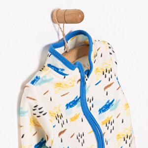 Erkek Bebek Polar Hırka Metraj Baskılı Fermuarlı Hakim Yaka Uzun Kol Erkek Bebek Polar Hırka Metraj Baskılı Fermuarlı Hakim Yaka Uzun Kol