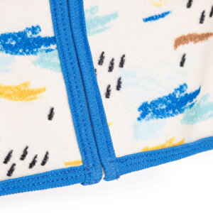 Erkek Bebek Polar Hırka Metraj Baskılı Fermuarlı Hakim Yaka Uzun Kol Erkek Bebek Polar Hırka Metraj Baskılı Fermuarlı Hakim Yaka Uzun Kol