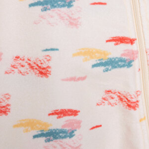 Basic Metraj Baskılı Polar Patiksiz Tulum Kız Bebek