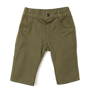 HelloBaby Basic Pantolon, Haki, 6 Ay