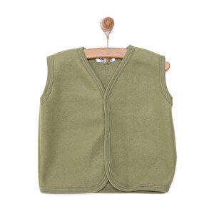 HelloBaby Basic Polar Yelek, Gri, 9 Ay