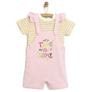 HelloBaby Basic Renkli Çizg, Pembe, 6 Ay