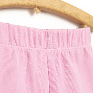 Kız Bebek Şort Süprem Kumaş Reçme Paça