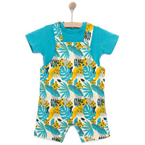 HelloBaby Basic Şort Sa, Açık Mavi, 9 Ay