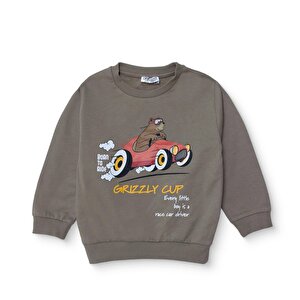 HelloBaby Basic Sweatshirt, Vizon, 6 Ay