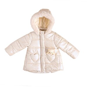 Basic Tavşan Cepli Mont Kız Bebek