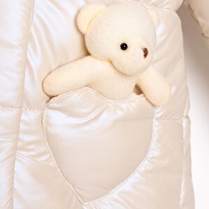 Basic Tavşan Cepli Mont Kız Bebek