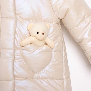 Basic Tavşan Cepli Mont Kız Bebek