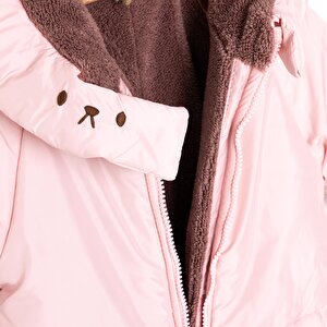 Basic Tavşan Kulaklı Astronot Tulum Kız Bebek