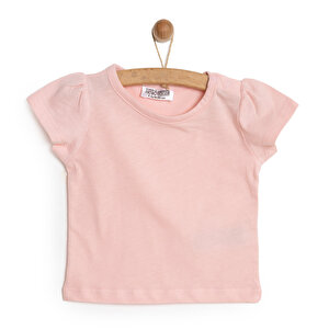 HelloBaby Basic Tshirt, Açık Pembe, 6 Ay