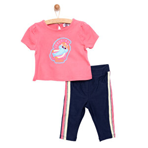HelloBaby Basic Tshirt, Açık Pembe, 6 Ay