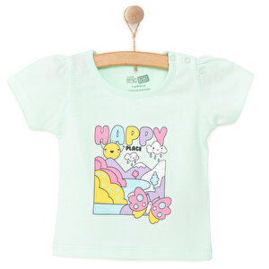 HelloBaby Basic Tshirt, Mint, 6 Ay
