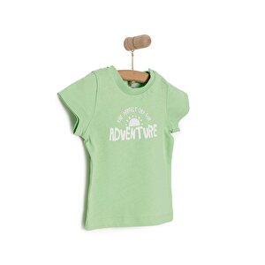 Basic Yazı Baskılı Tshirt Erkek Bebek Basic Yazı Baskılı Tshirt Erkek Bebek