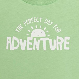 Basic Yazı Baskılı Tshirt Erkek Bebek Basic Yazı Baskılı Tshirt Erkek Bebek