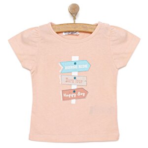 HelloBaby Basic Yazı Baskıl, Pembe, 6 Ay