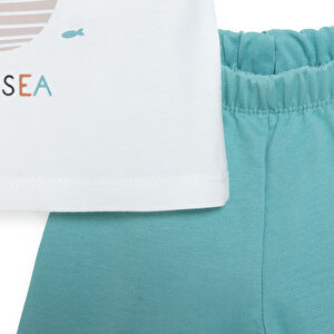 Baskılı Empirme 2 ip Yenidoğan Erkek Tshirt-Şort Erkek Bebek Baskılı Empirme 2 ip Yenidoğan Erkek Tshirt-Şort Erkek Bebek