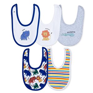 Baskılı Mama Önlük 5'li Safari