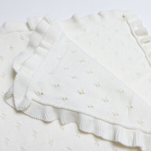 Kız Bebek Battaniye Triko 70x100cm Kız Bebek Battaniye Triko 70x100cm