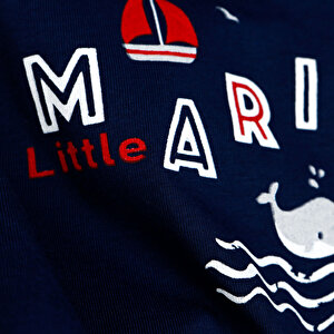 Little Marine Tshirt-Şort Erkek Bebek