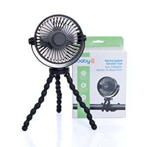 ebaby Bebek Arabası Fanı, Black