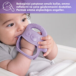 Bebek Diş Kaşıyıcı Lila Bebek Diş Kaşıyıcı Lila