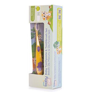 Bebek Elmalı Diş Fırçası ve Macunu Seti Bebek Elmalı Diş Fırçası ve Macunu Seti